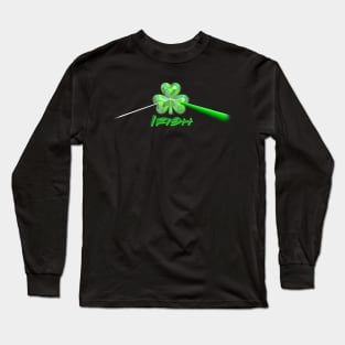 Irish Shamrock / Emerald Prism Long Sleeve T-Shirt